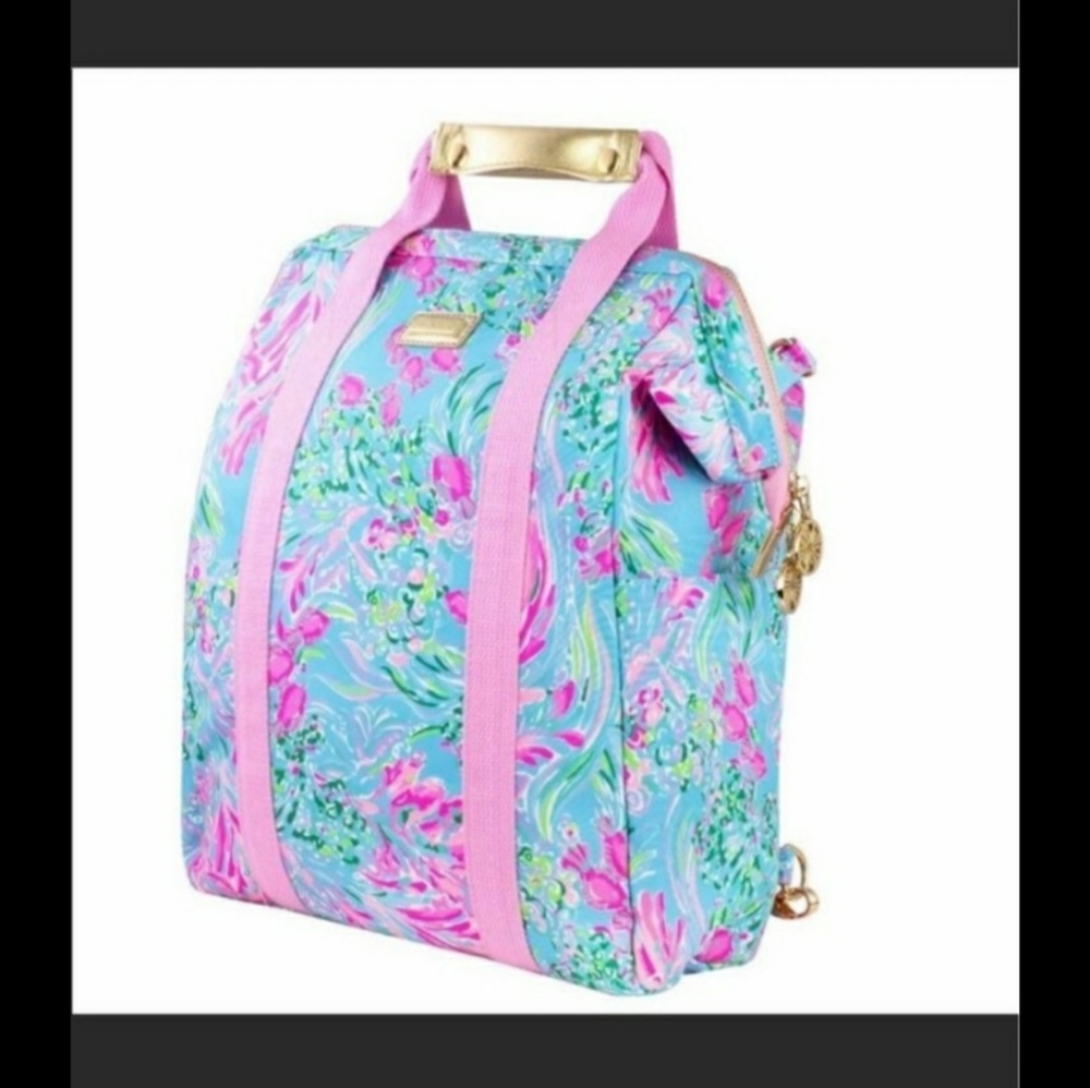 Lilly Pulitzer Backpack Cooler Bag